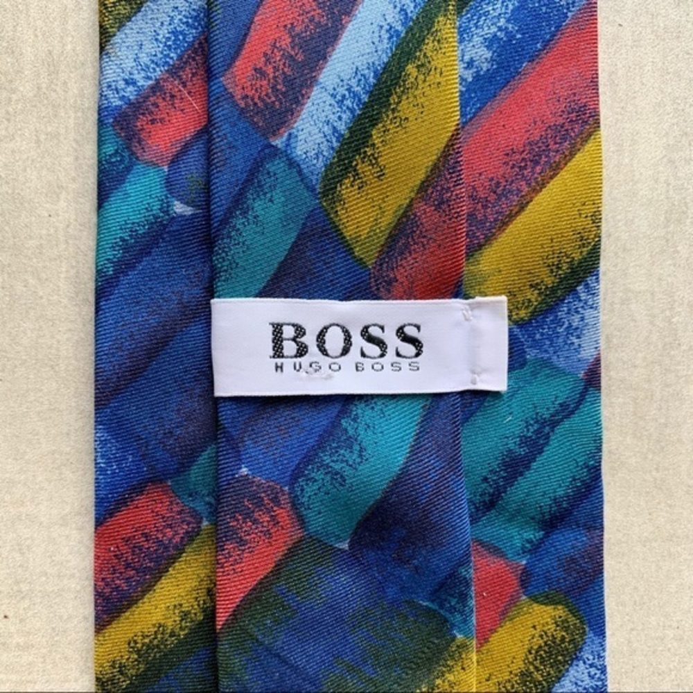 Hugo Boss Classic Multicolor Silk Tie